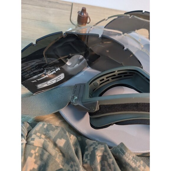 ESS Goggles With 4 Lenses Padding Strap Op Drips Military Clear Shade - Picture 4 of 5